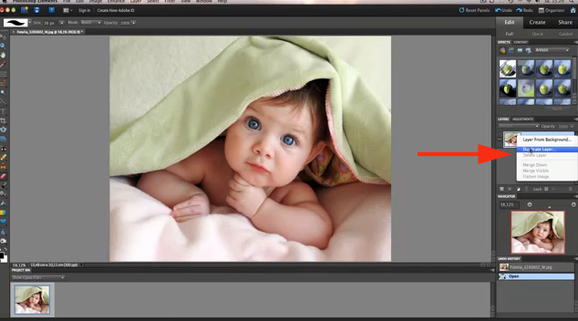 layer black/white picture tutorial