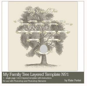 picture of a FAMILY TREE template
