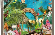 Vacation Digital Scrapbooking - Hawaiian Party Luau