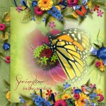 Spring Digital Scrapbooking (with Freebie)