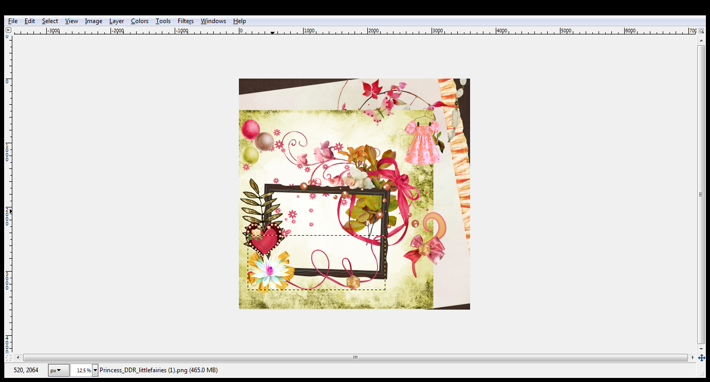 Little Fairies Digital Scrapbooking Tutorial