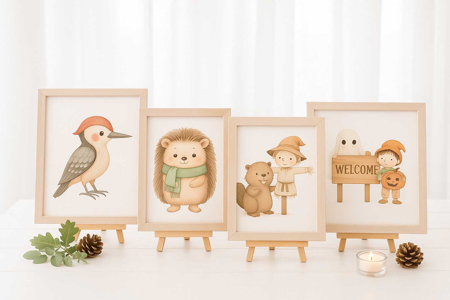 SKU_25004_Leaves_and_little_Friends_Add_On_Wall_Art_Prev03