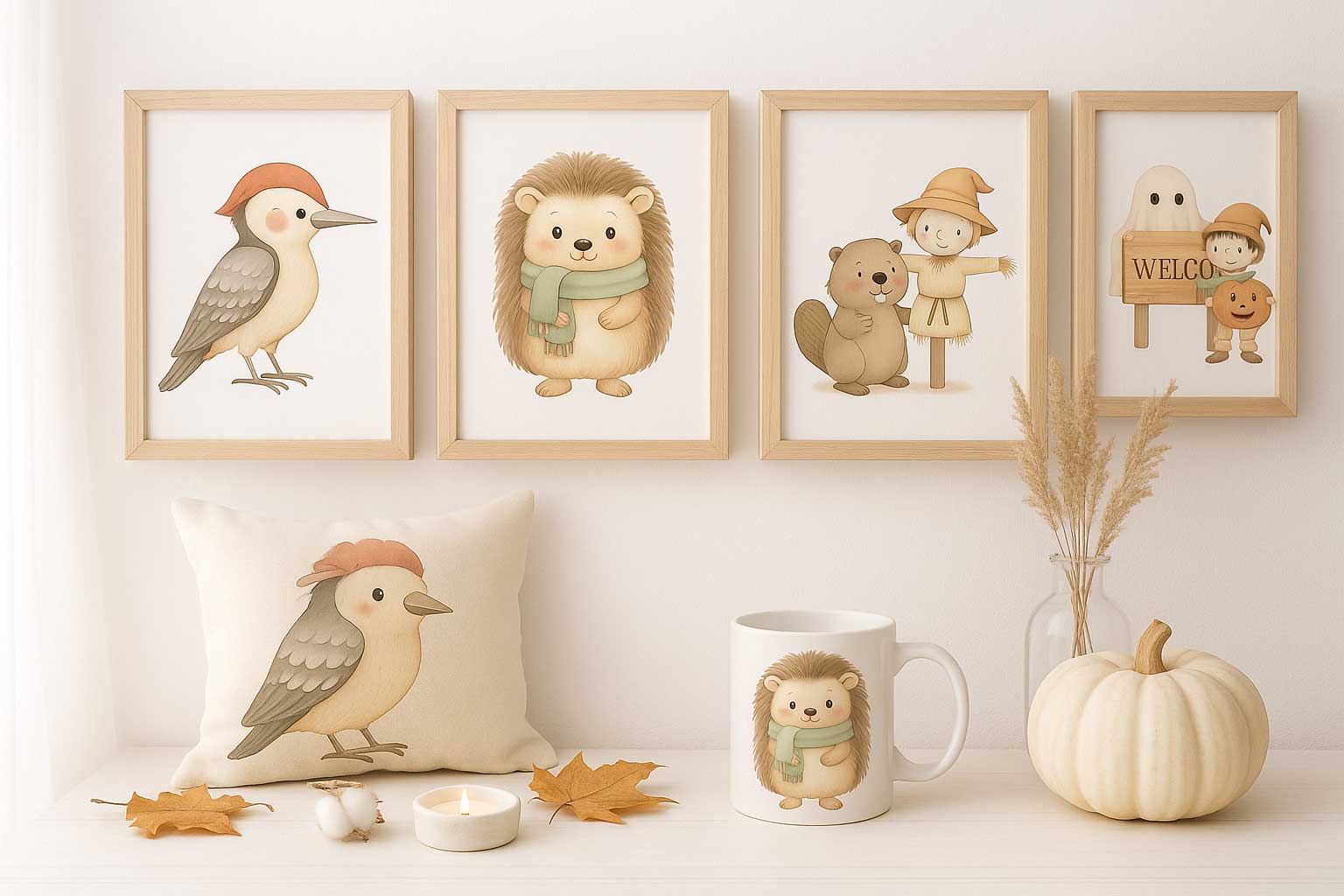 SKU_25004_Leaves_and_little_Friends_Add_On_Wall_Art_Prev07