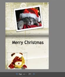 Create a christmas card with digital scrapbooking and Photoshop Elements – Digital Scrapbooking
