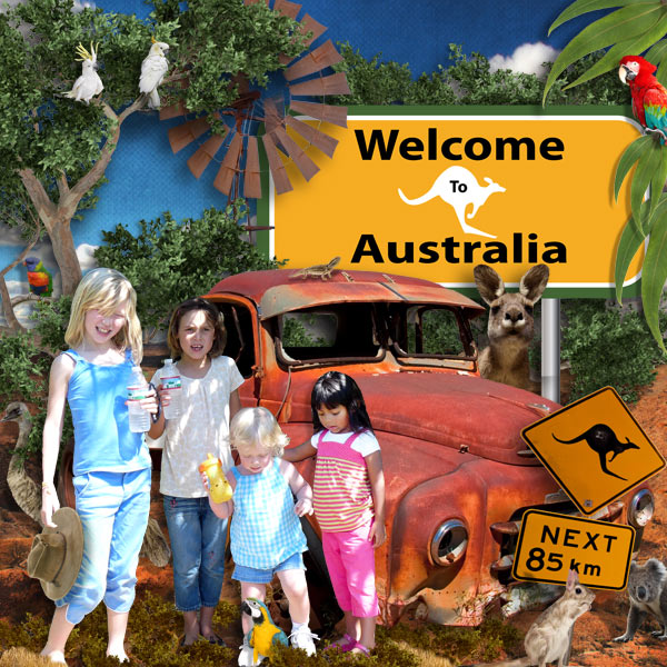 Capture Your Travel Experiences With The Australia Digital Scrapbooking