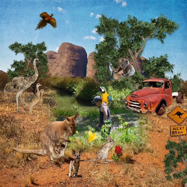 Capture Your Travel Experiences With The Australia Digital Scrapbooking