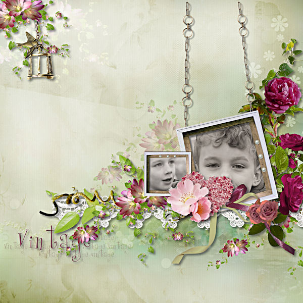Vintage Scrapbooking for Old Photos and Weddings