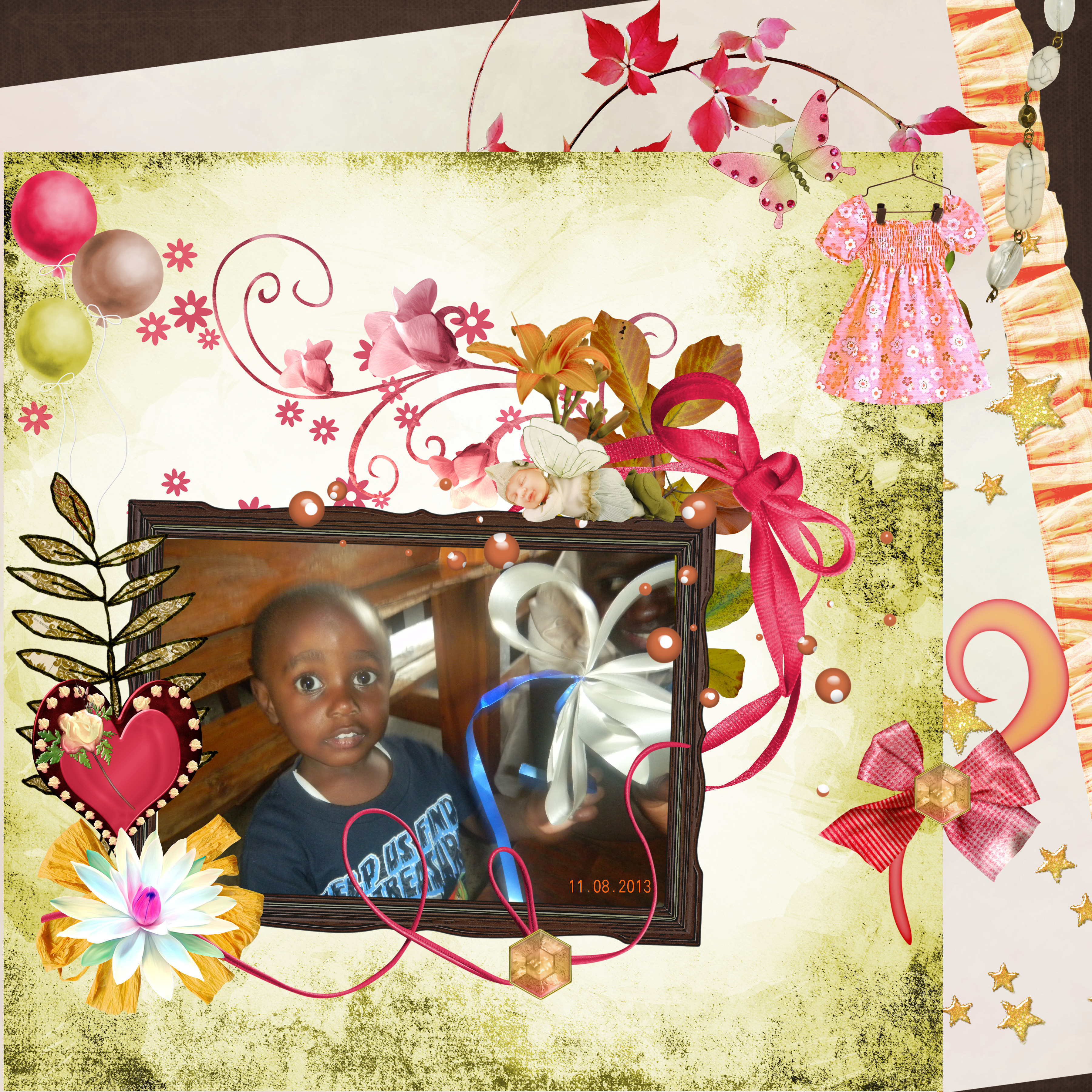 Little Fairies Digital Scrapbooking Tutorial