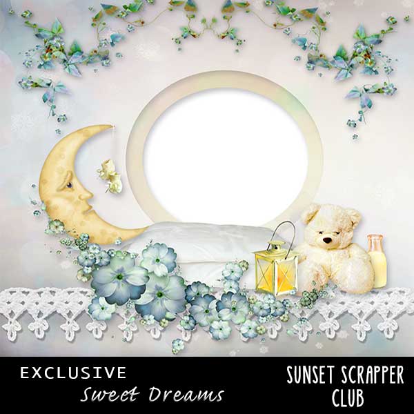 Sweet Dreams Quickpage 1 Digital Scrapbooking Kits for the Perfect