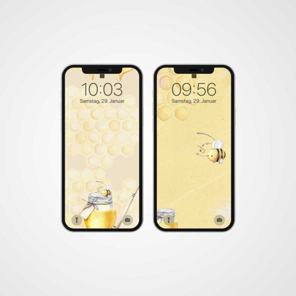 4 iPhone Wallpapers | Love & Valentines Day with Animals - Image 3