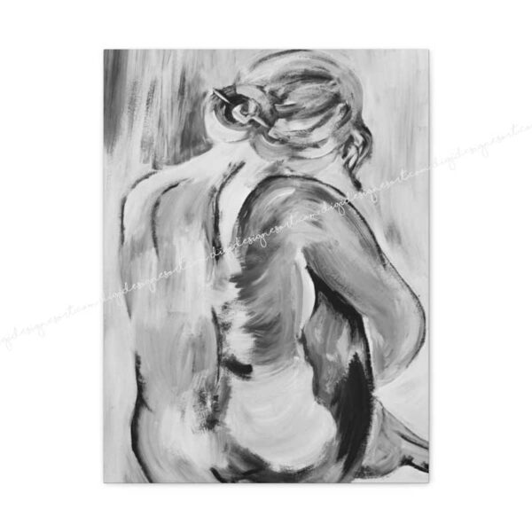 Nude Abstract Female Acrylic Painting | Art (Digital Download) - Image 7