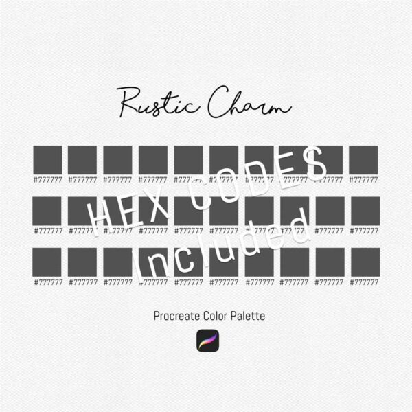 Rustic Charm Procreate Color Palettes - Image 3
