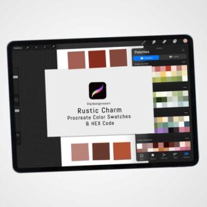 Rustic Charm Procreate Color Palettes