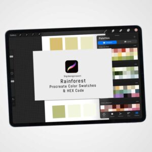 Rainforest Procreate Color Palettes