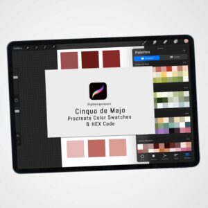 Cinquo de Majo Procreate Color Palettes