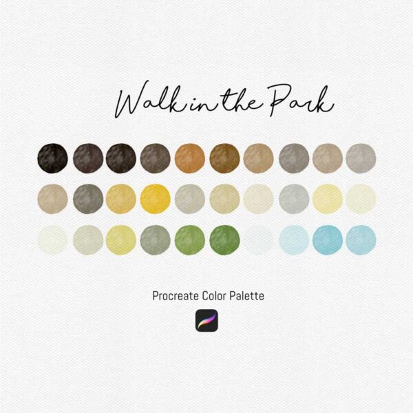 Walk in the Park Procreate Color Palettes - Image 2