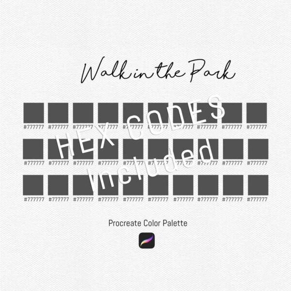 Walk in the Park Procreate Color Palettes - Image 3