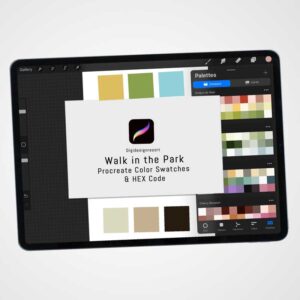 Walk in the Park Procreate Color Palettes