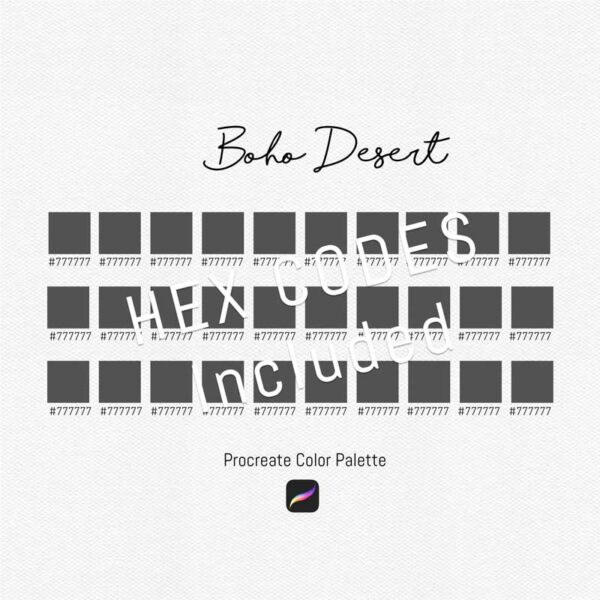 Boho Desert Procreate Color Palettes - Image 3