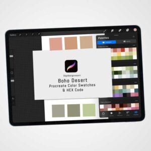 Boho Desert Procreate Color Palettes