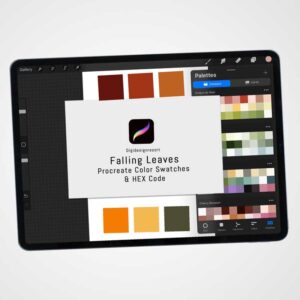 Falling Leaves Procreate Color Palettes