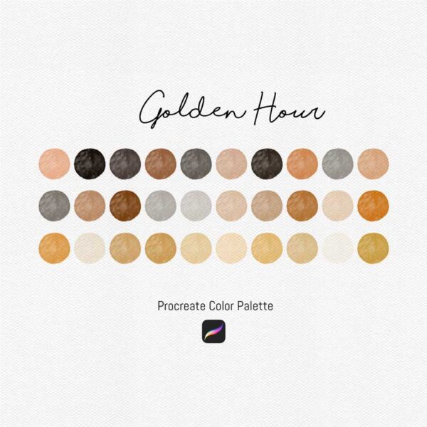 Golden Hour Procreate Color Palettes - Image 2