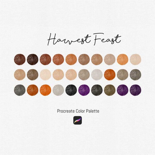 Harvest Feast Procreate Color Palettes - Image 2
