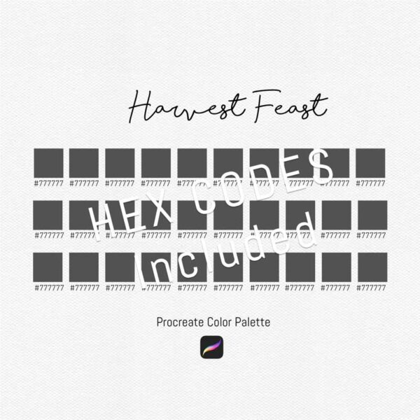 Harvest Feast Procreate Color Palettes - Image 3