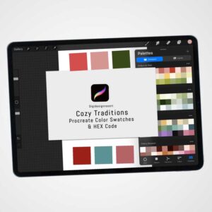 Cozy Traditions Procreate Color Palettes