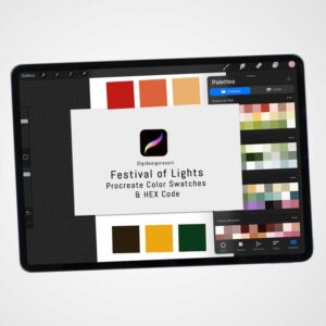 Festival of Lights Procreate Color Palettes