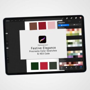 Festive Elegance Procreate Color Palettes