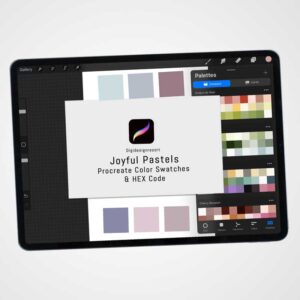 Joyful Pastels Procreate Color Palettes