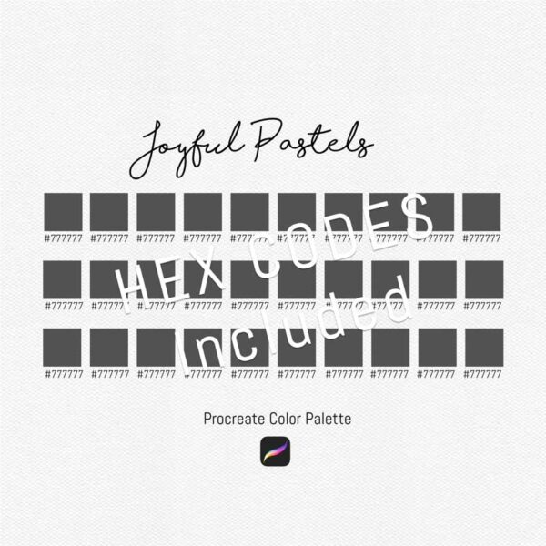 Joyful Pastels Procreate Color Palettes - Image 3