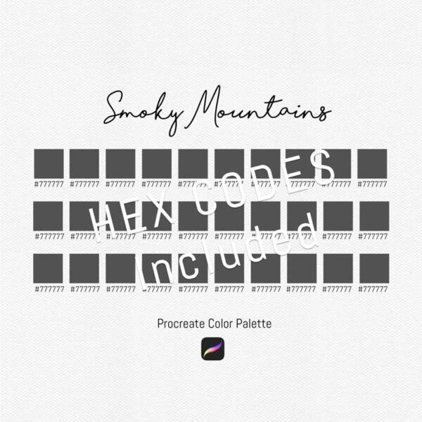 Smoky Mountains Procreate Color Palettes - Image 3