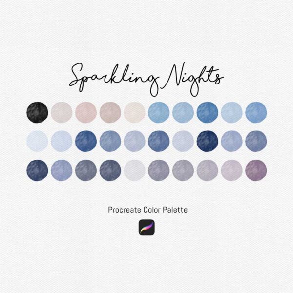 Sparkling Nights Procreate Color Palettes - Image 2