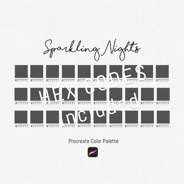 Sparkling Nights Procreate Color Palettes - Image 3