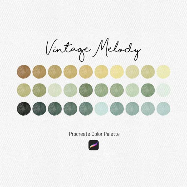 Vintage Melody Procreate Color Palettes - Image 2