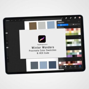 Winter Wonders Procreate Color Palettes
