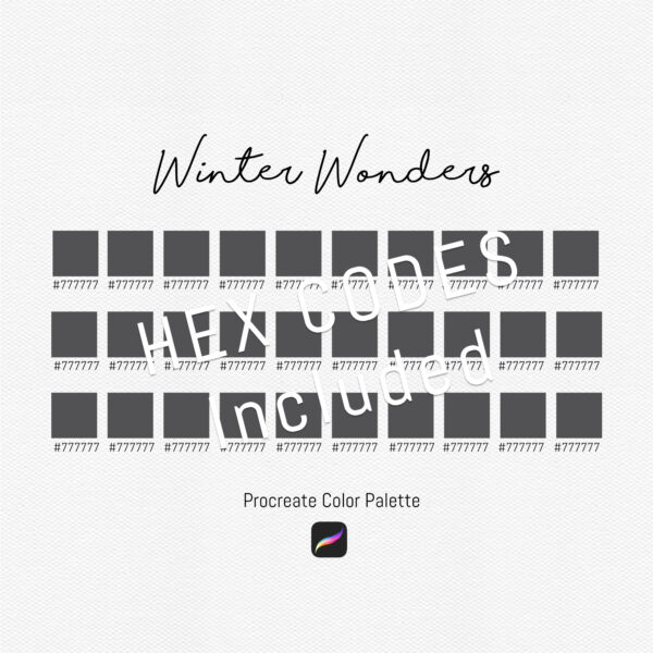 Winter Wonders Procreate Color Palettes - Image 3