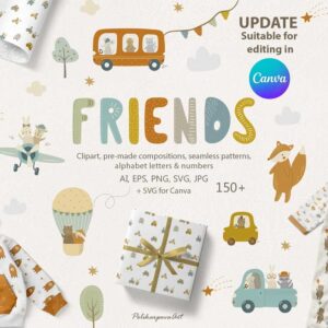 Woodland Friends Illustrations