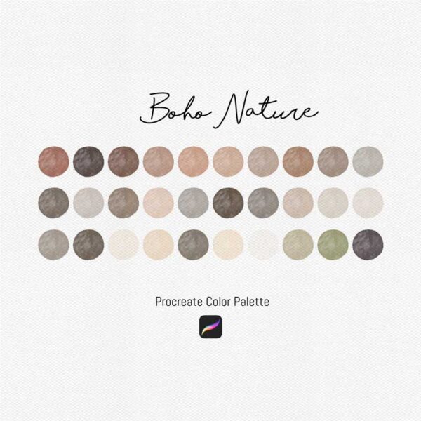 Boho Nature Procreate Color Palettes - Image 2