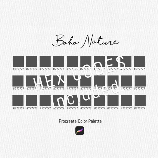 Boho Nature Procreate Color Palettes - Image 3