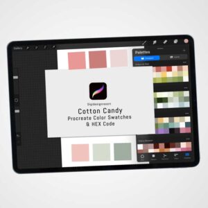 Cotton Candy Procreate Color Palettes