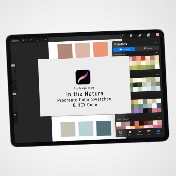 In the Nature Procreate Color Palettes