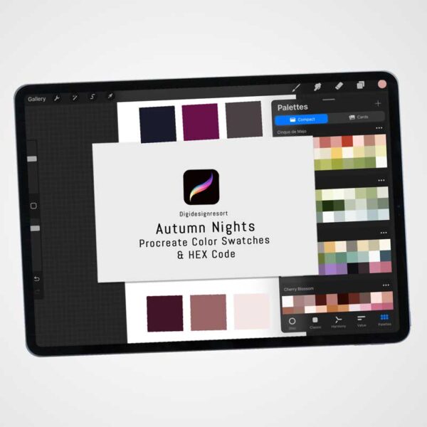 Autumn Nights Color Palettes
