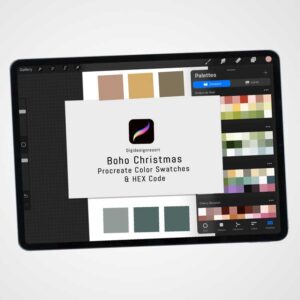 Boho Christmas Color Palettes