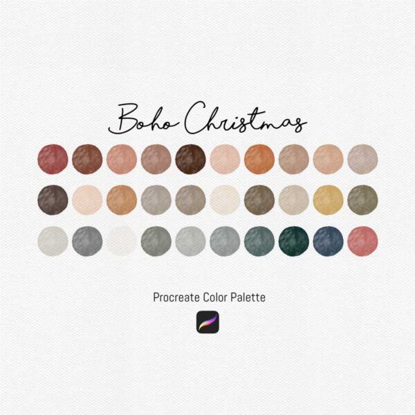 Boho Christmas Color Palettes - Image 2