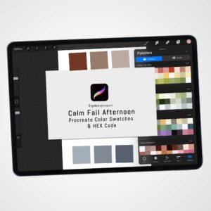 Calm Fall Afternoon Color Palettes