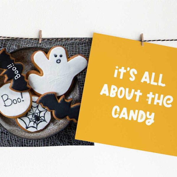 Spooky Things – Cute Halloween Font - Image 2