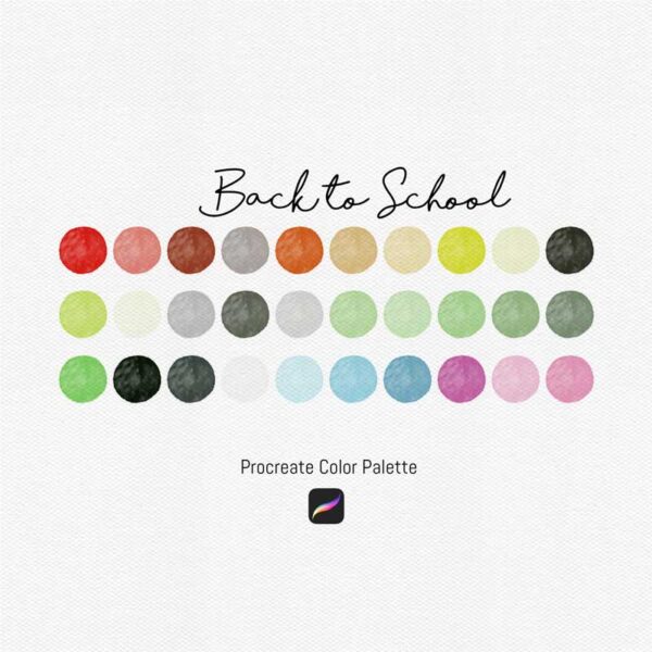 Learn and Play: Back to School Procreate Palette - Image 2